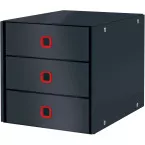 Leitz Click & Store Cosy bloc à tiroirs, 3 tiroirs, gris