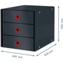 Leitz Click & Store Cosy Drawer Unit 3 Drawers Grey