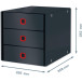 Leitz Click & Store Cosy Drawer Unit 3 Drawers Grey