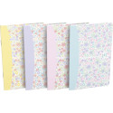 Oxford Floral Softcover Notebook 9 x 14 cm 30 Ruled Sheets Assorted Designs