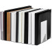 MAUL boekensteun metaal 14X8.5x14cm set 2 wit