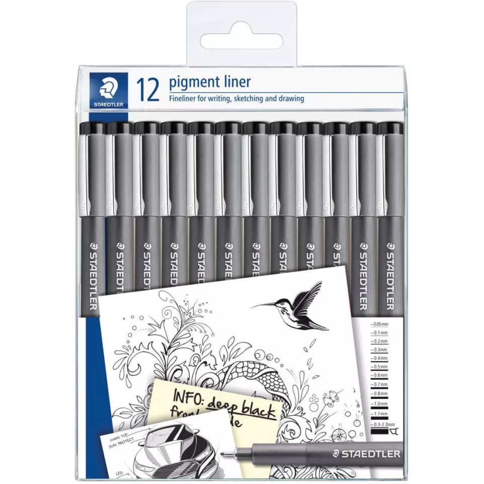 Staedtler Pigment Liner Fineliner Set...
