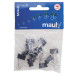 MAUL papierklem foldback 13mm blister 12 zwart