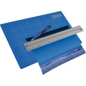 Desq cutting mat, 3 layers, blue, 30 x 45 cm