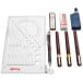 Rotring college set de 9 Isograph 0,25 mm/ 0,35 mm/ 0,5 mm