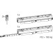  Verstevigingsset voor trolley profiel Hautau SP 160 kg voor 31 mm rail met linkse scharnierpreventie / pce