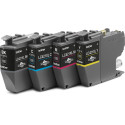 Genuine Brother LC421XLVAL High Yield Ink Cartridge Multipack, Black Cyan Magenta Yellow, 500 Pages