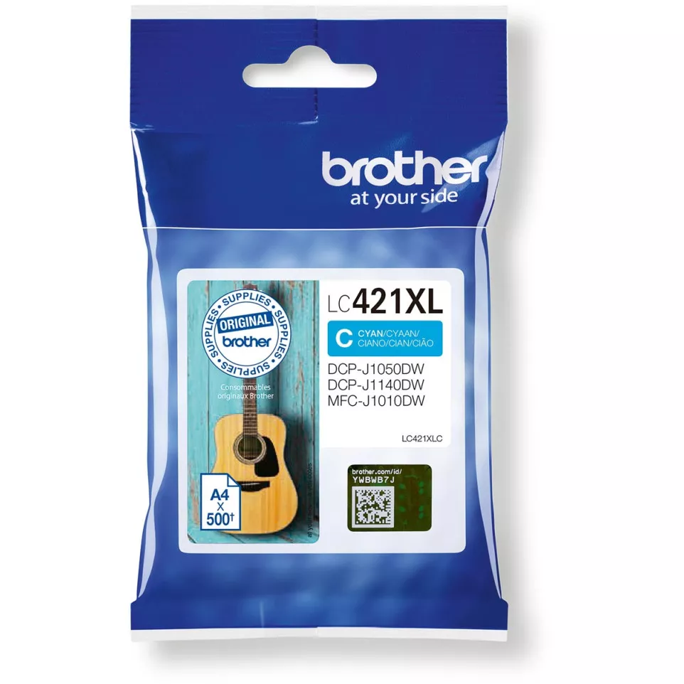 Genuine Brother LC421XLC Cyan Ink...
