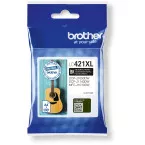 Brother cartouche d'encre,  500 pages, OEM LC-421XLBK, noir