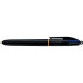 Bic Colours Pro 4-kleurenbalpen, medium, klassieke inktkleuren, lichaam zwart