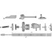 HAUTAU ATRIUM HS 300 Locking Rail for Timber/Aluminum per piece