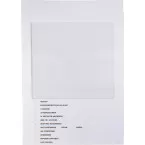 Pochette douanière, blanc, paquet de 100 pièces