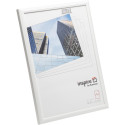 Hampton cadre de photo, profilé en PVC 1.4 cm, blanc, A4