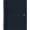 Oxford Origin Spiral Notebook A4 Plus 140 Ruled Pages Black Soft Cover