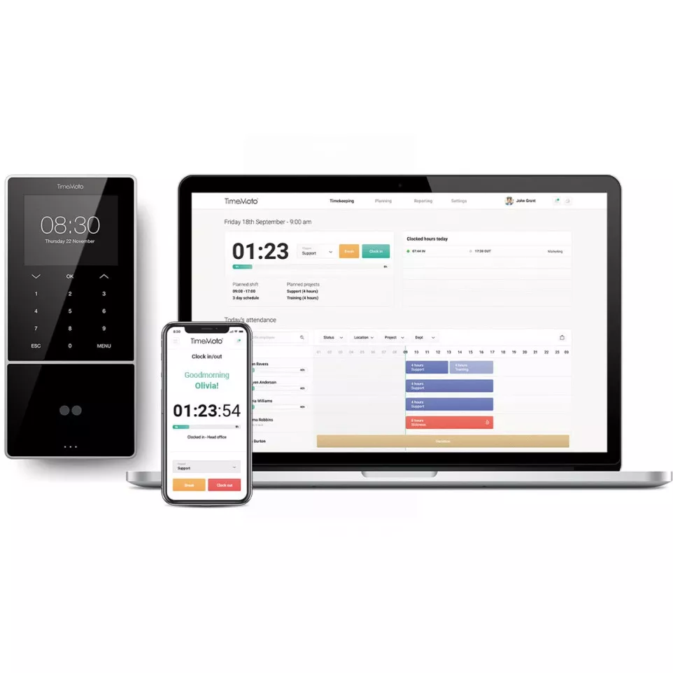 Safescan TimeMoto TM-838 SC Clocking...