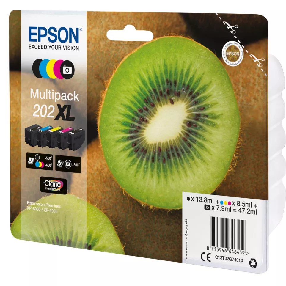 Epson original 202XL ink cartridge...