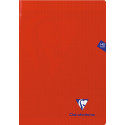 Clairefontaine schrift mimesys voor ft A4+, 140 bladzijden, kaft in PP, seyès, geassorteerde kleuren