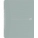 Oxford Origin spiraalschrift, ft A4+, 140 bladzijden, geruit 5 mm, grijs