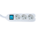 Perel contactdoos met 3...