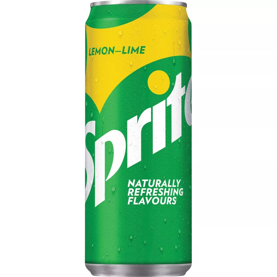 Sprite soda,  sleek canette de 33cl,...
