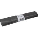 Vuilniszak 25 micron, ft 60 x 90 cm, 70 liter, grijs, rol van 20 stuks
