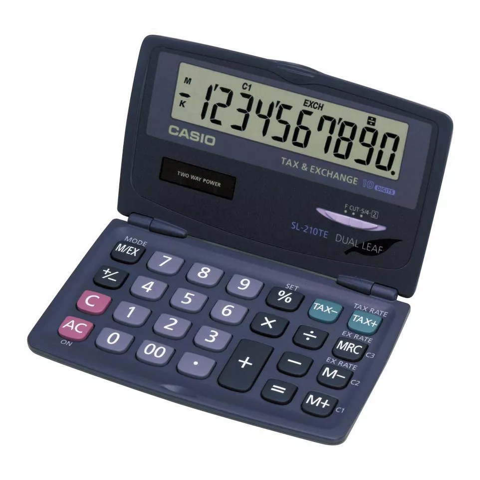 Casio zakrekenmachine SL-210TE