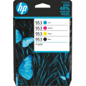 HP inktcartridge 953, 630-900 pagina's, OEM 6ZC69AE, 4 kleuren