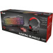 Trust GXT 1180RW 4-in-1 Gaming Set avec micro-casque, clavier (qwerty), souris et tapis de souris