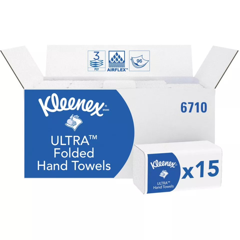 Kleenex essuie-mains en papier Ultra...
