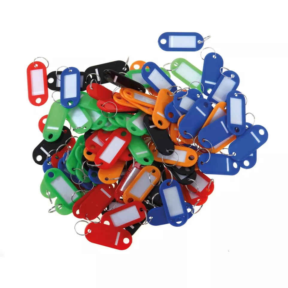 Sleutelhangers geassorteerde kleuren...