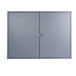 Sleutelkast, voor 300 sleutelhangers, ft 14 x 54 x 72 cm, donkergrijs