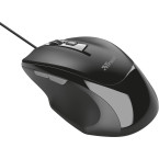 Trust Voca Comfort muis, zwart