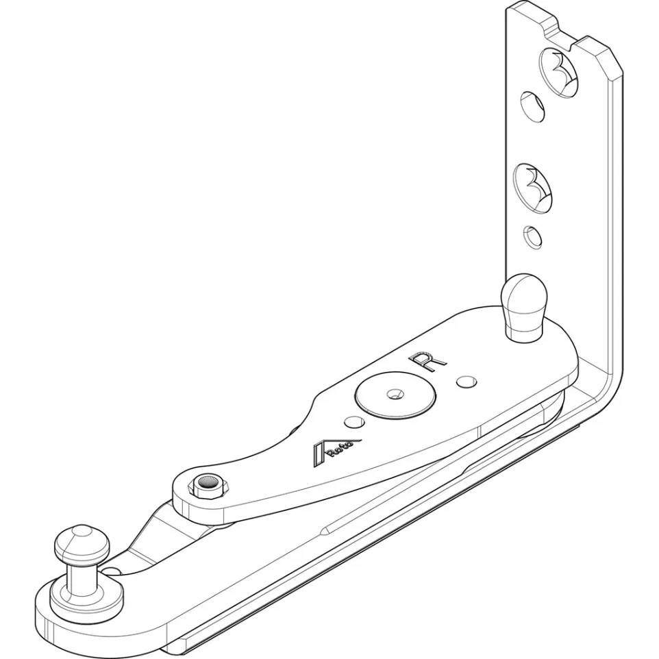 Mannelijk hoekscharnier Designo II...