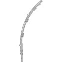 Roto Lockable Bendable Shoot Bolt 590 mm Couplable E 601-1300 for Windows up to 80 kg R.245734 per piece