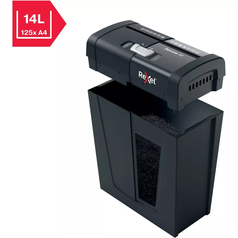 Rexel Secure destructeur de documents X8