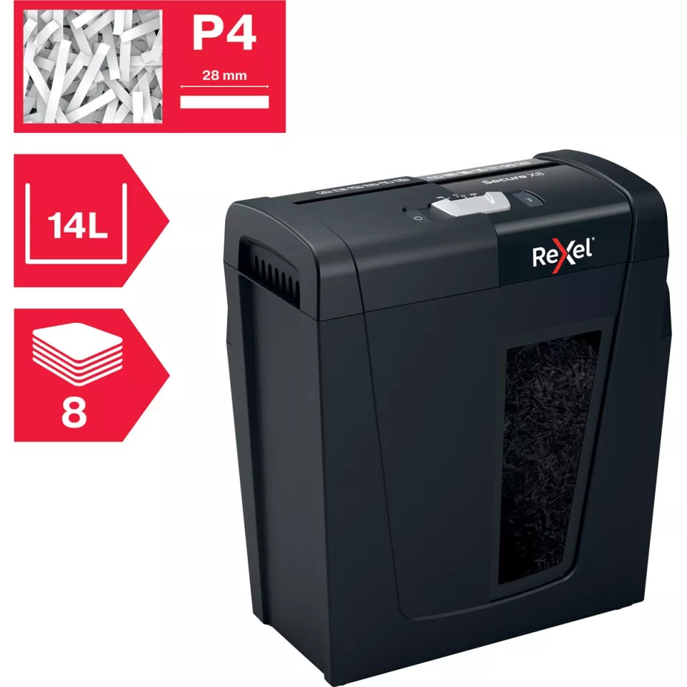 Rexel Secure destructeur de documents X8
