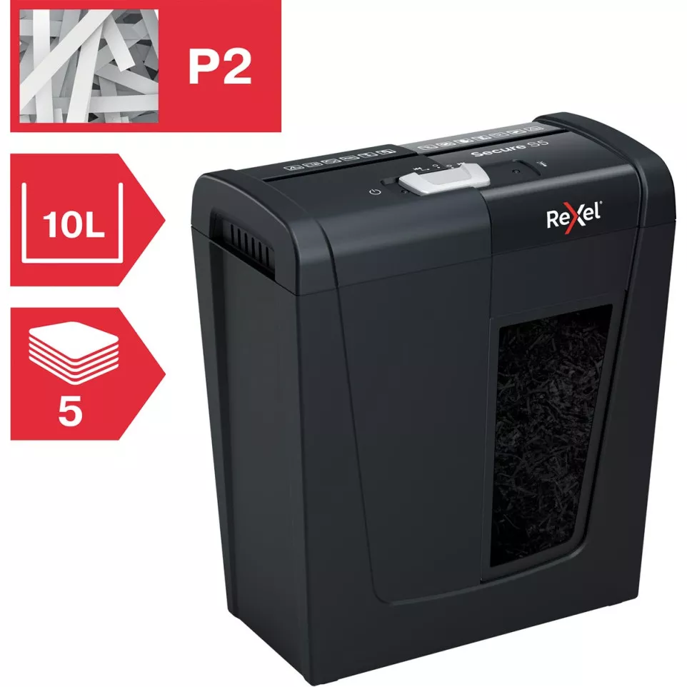 Rexel Secure S5 Strip Cut Shredder