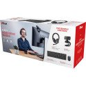 Trust Qoby 4-in-1 Home Office Set avec webcam, micro-casque, clavier (azerty) et souris