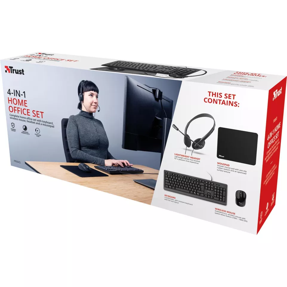 Trust Primo 4-in-1 Home Office Set...