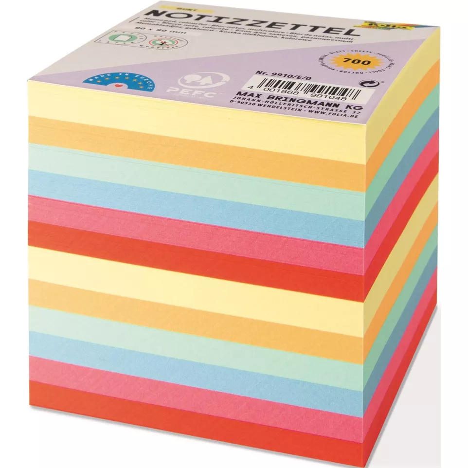 Folia Notes, ft 90 x 90 mm, vulling...