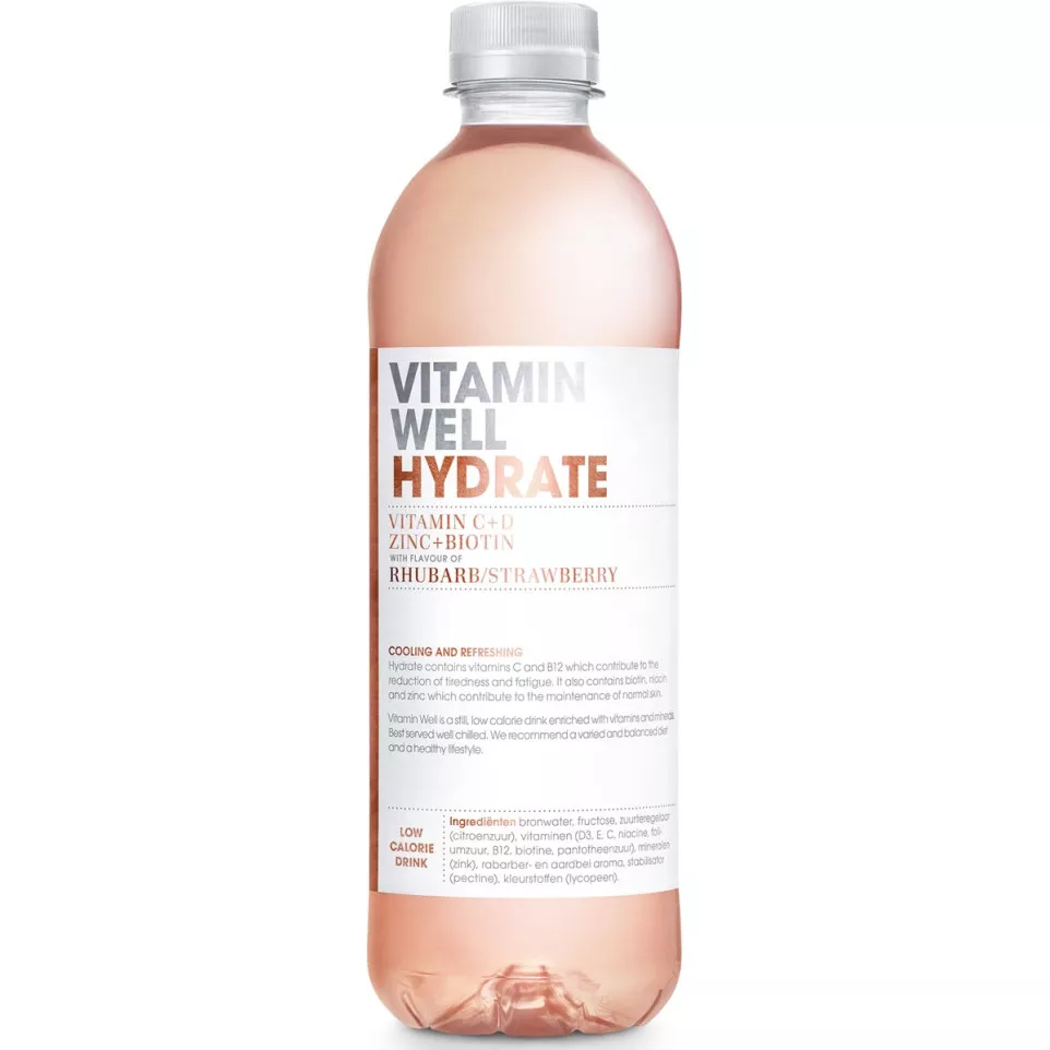 Vitamin Well eau vitaminée Rhubarb &...
