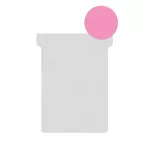 Nobo fiches T indice 2, ft 85 x 60 mm, rose
