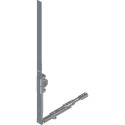 Roto Fixed Height Casement Cremone 15mm Backset Handle Height 120mm Height Range 280-480mm per piece