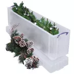 Really Useful Box 77 L Storage Box Clear
