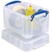 Really Useful Box boîte de rangement 3 l, transparent