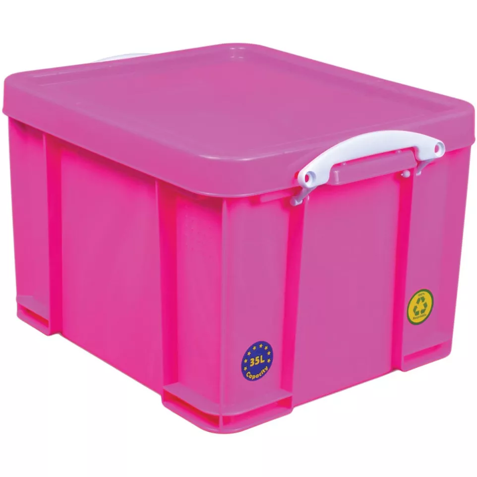 Really Useful Box 35 Litre Neon Pink...