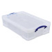 Really Useful Box opbergdoos 33 liter, transparant