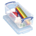 Really Useful Box 0,9 liter, transparant