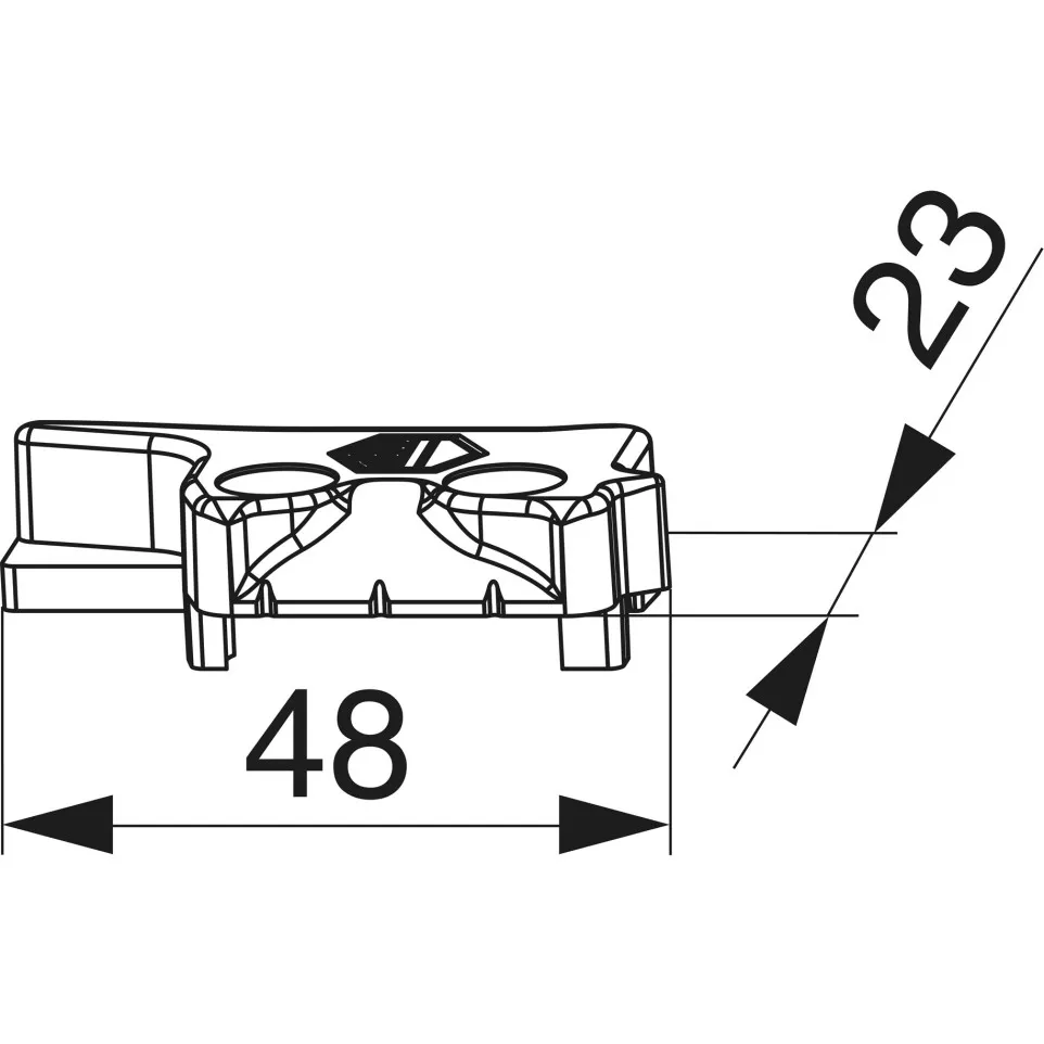 PVC Extension Strike Right / pc
