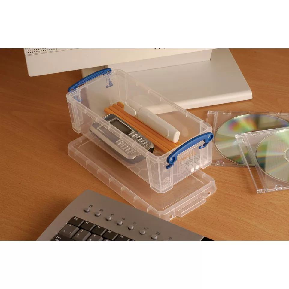 Really Useful Box 0.9L Transparent